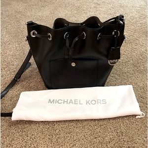 Michael Kors Black Bucket Bag